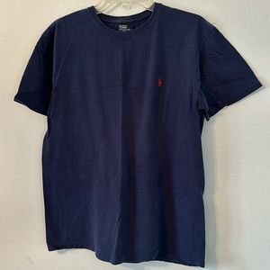 Polo Ralph Lauren shirt medium navy blue used gently